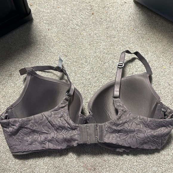 aerie lace trim padded demi bra 💜 36C - Picture 3 of 6